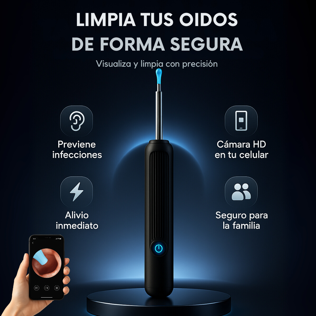 EarVision™ - limpieza segura, audición clara